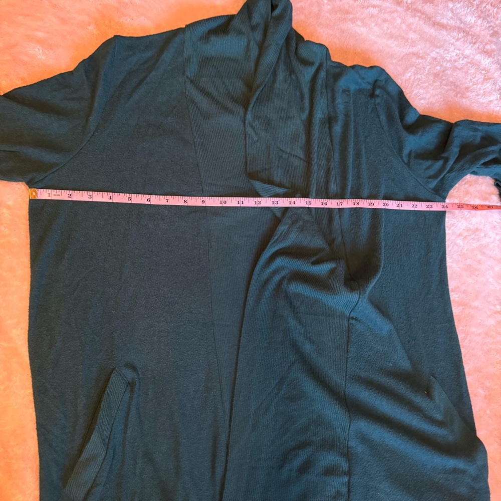 Gibson Emerald Green Open Cardigan - Picture 7 of 8